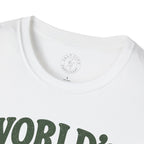 T-Shirt | "World's Okayest Golfer" Retro Golf Humor Tee | Golf Tee