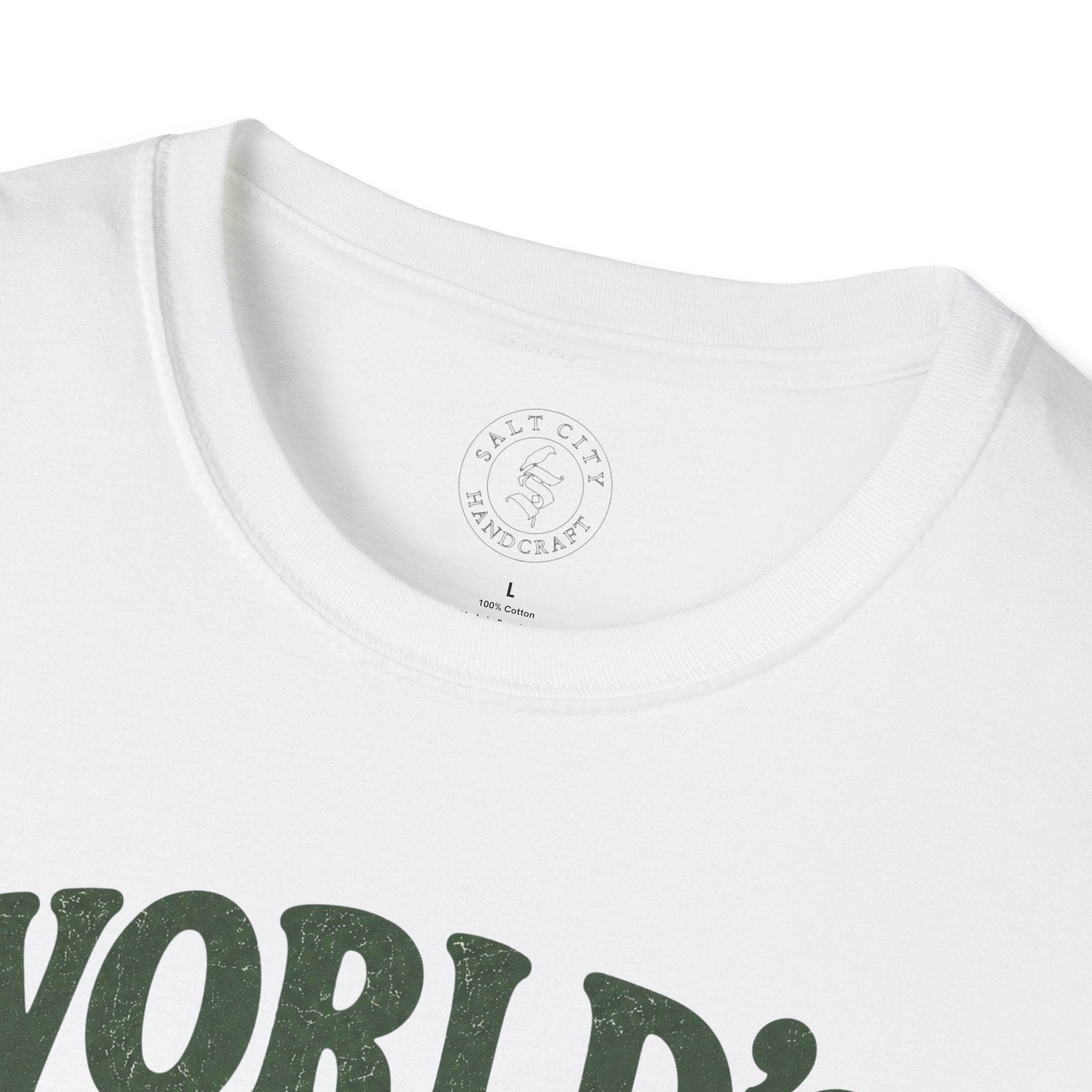 T-Shirt | "World's Okayest Golfer" Retro Golf Humor Tee | Golf Tee