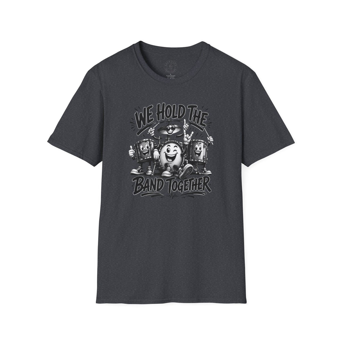We Hold The Band Together T-Shirt — Vintage Music Cartoon Tee