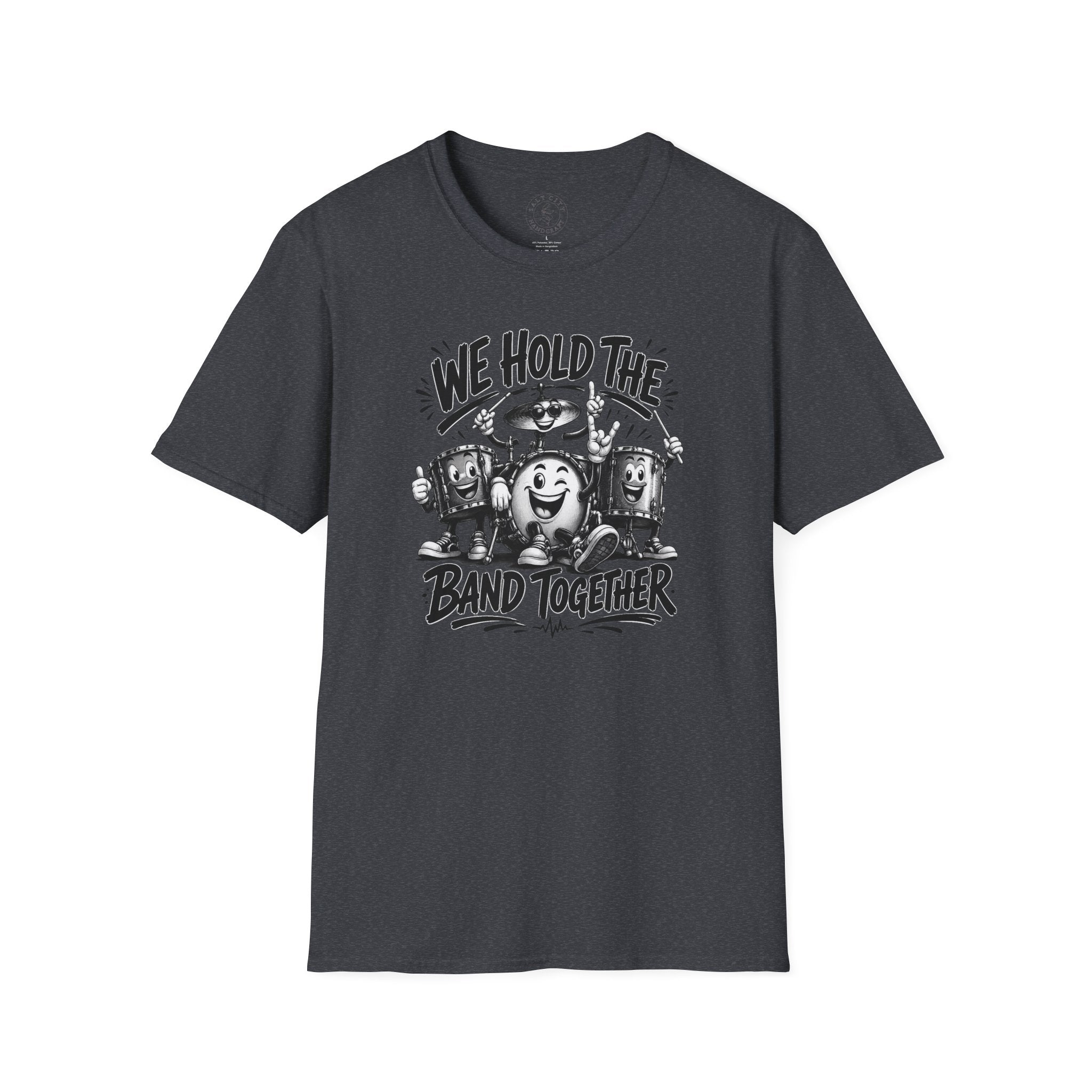 We Hold The Band Together T-Shirt — Vintage Music Cartoon Tee