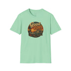 Good Vibes Sunset Tee — Retro Surf Van T-Shirt