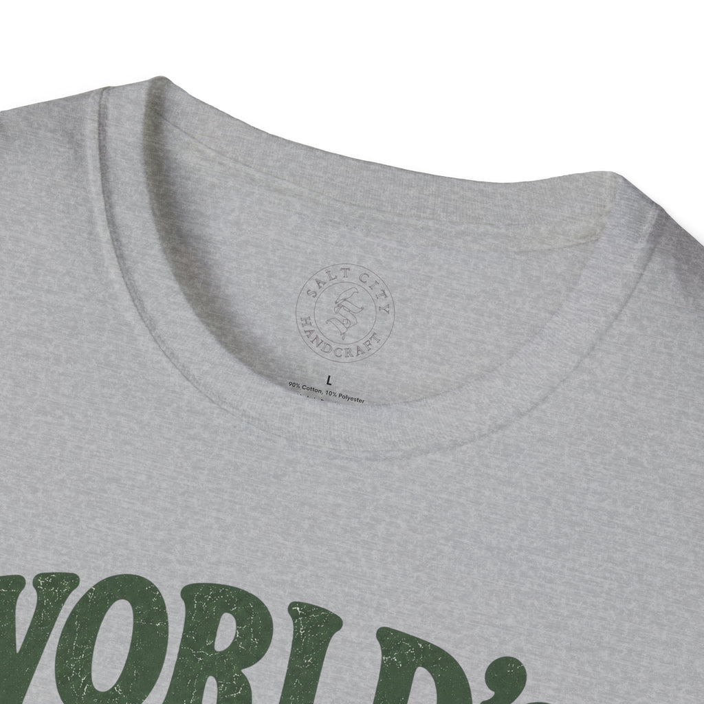 T-Shirt | "World's Okayest Golfer" Retro Golf Humor Tee | Golf Tee