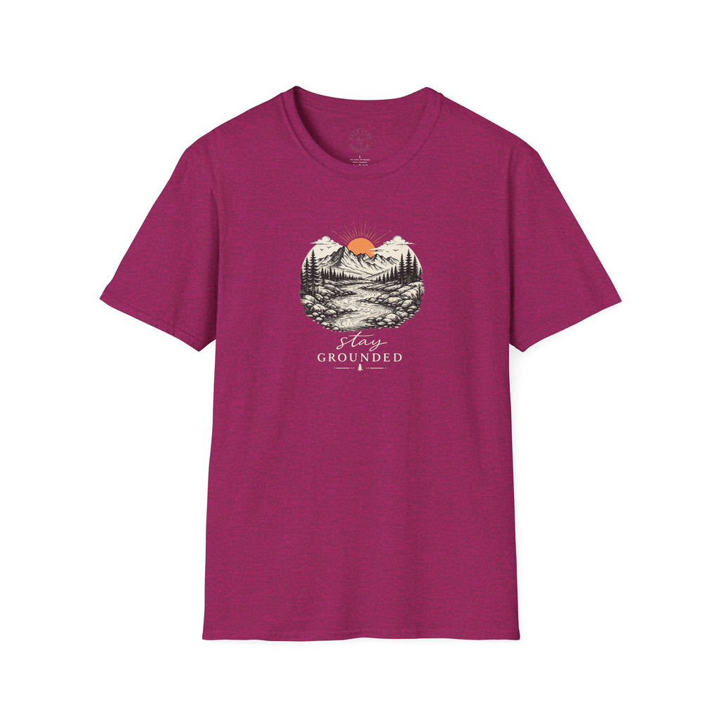 Unisex Softstyle "Stay Grounded" T-Shirt | Nature Tee