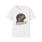 Fishing T-Shirt — 'Hooked' Rainbow Trout Graphic Tee