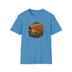 Good Vibes Sunset Tee — Retro Surf Van T-Shirt