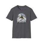 Women's Powder Before Work Ski T-Shirt |  Snowboarding Skiing Mountain Graphic Tee | Unisex Tee