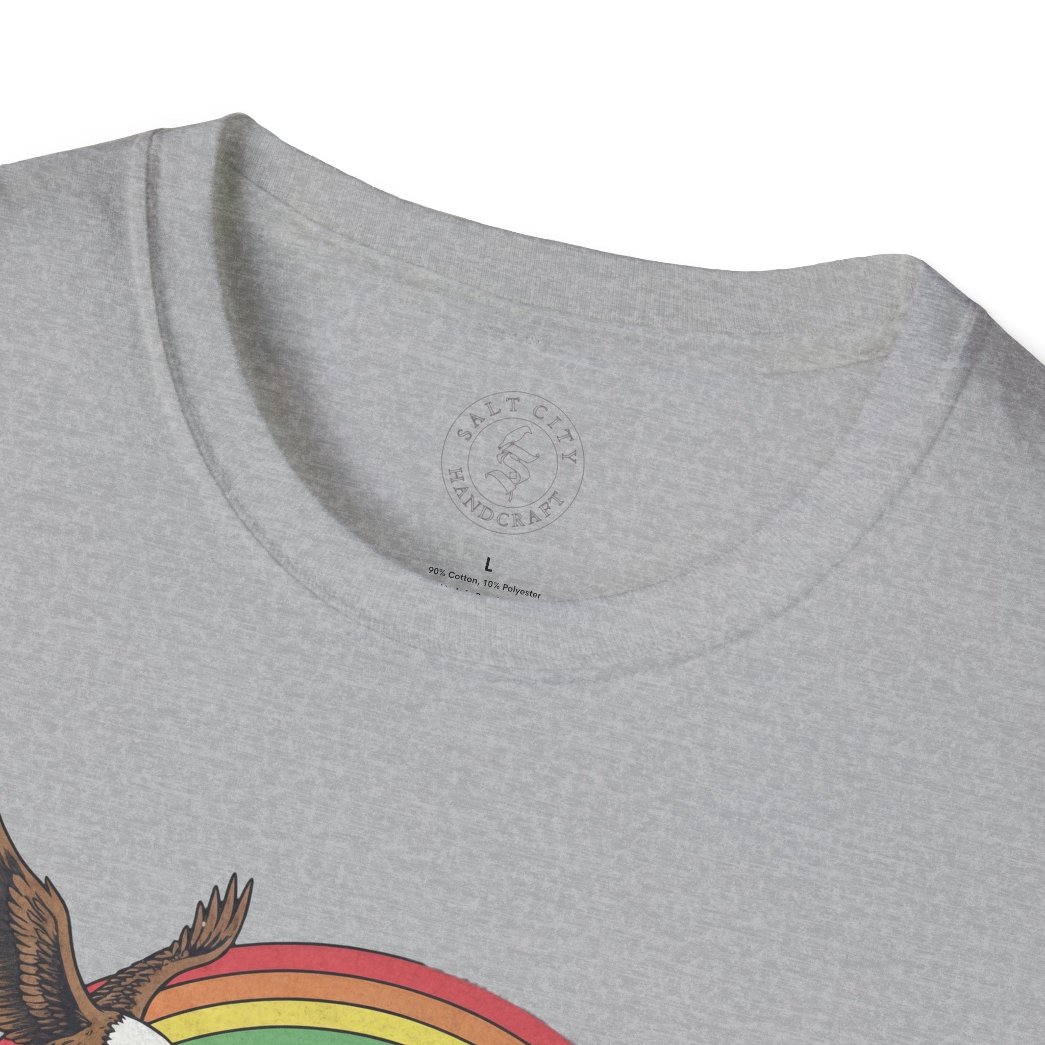 This Is Prolly My Awesomest T-Shirt — Funny Retro Rainbow Animal Graphic Tee
