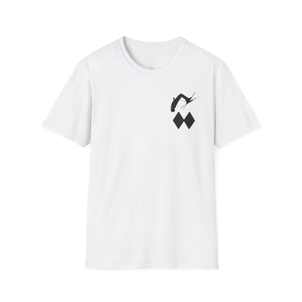 Black Diamond Skier-Backflip T-Shirt | Skier-Skiing Tee