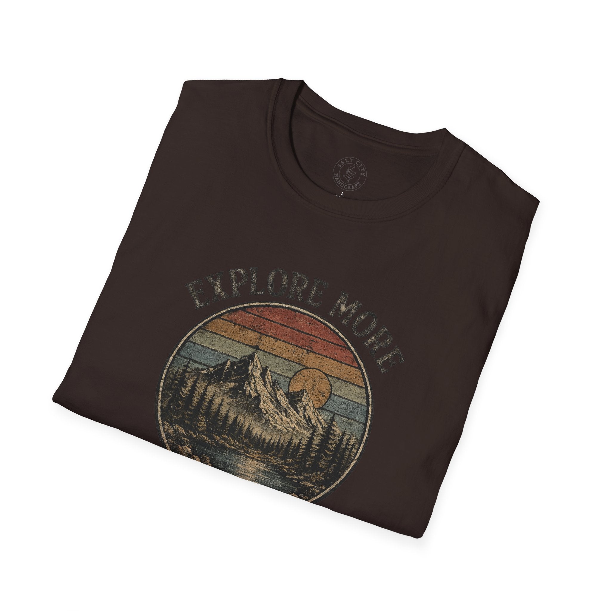 Explore More Mountain Lake T-Shirt — Adventure Outdoors Graphic Tee