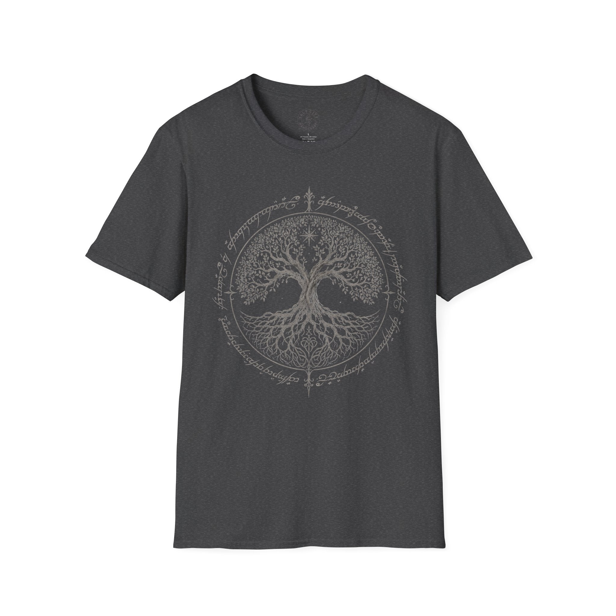 Tree of Life T-Shirt — Minimalist Mandala Design