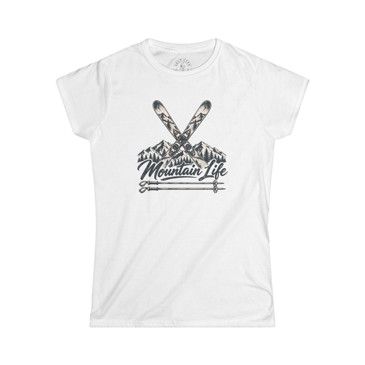 Women's Softstyle Mountain Ski Tee