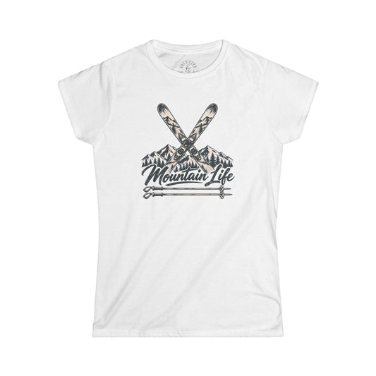 Women's Softstyle Mountain Ski Tee
