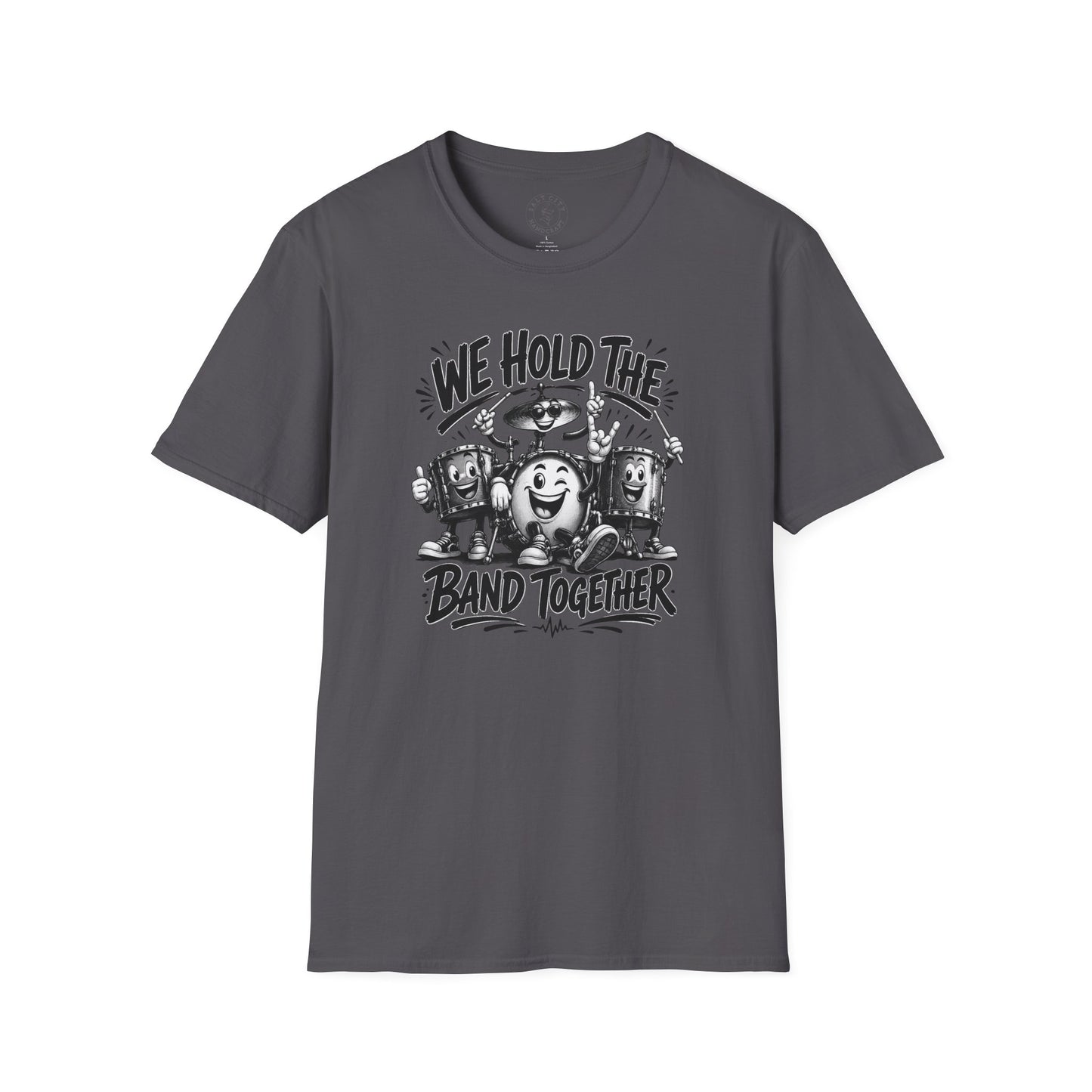 We Hold The Band Together T-Shirt — Vintage Music Cartoon Tee