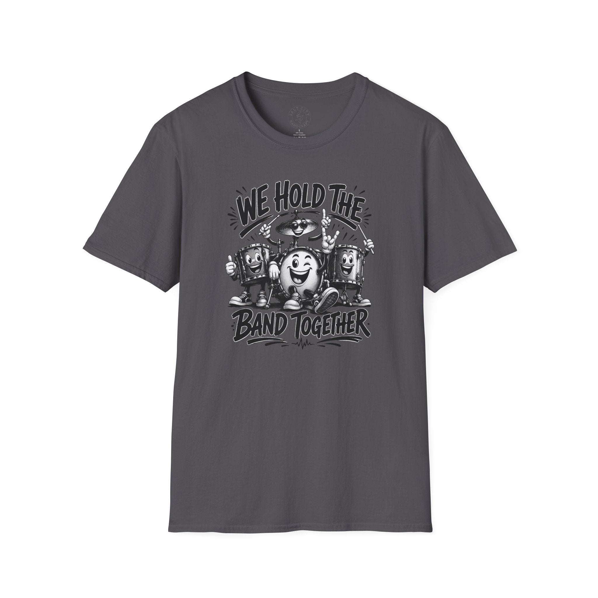 We Hold The Band Together T-Shirt — Vintage Music Cartoon Tee