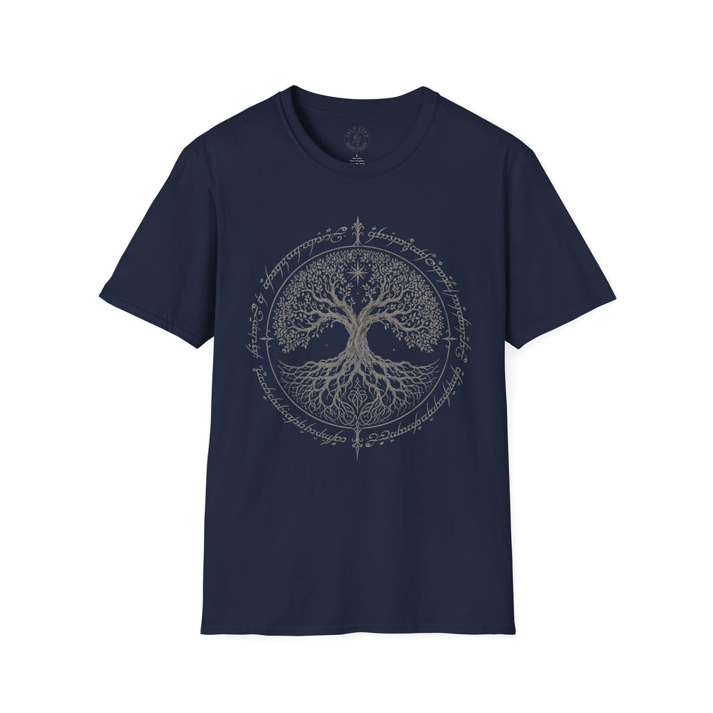 Tree of Life T-Shirt — Minimalist Mandala Design