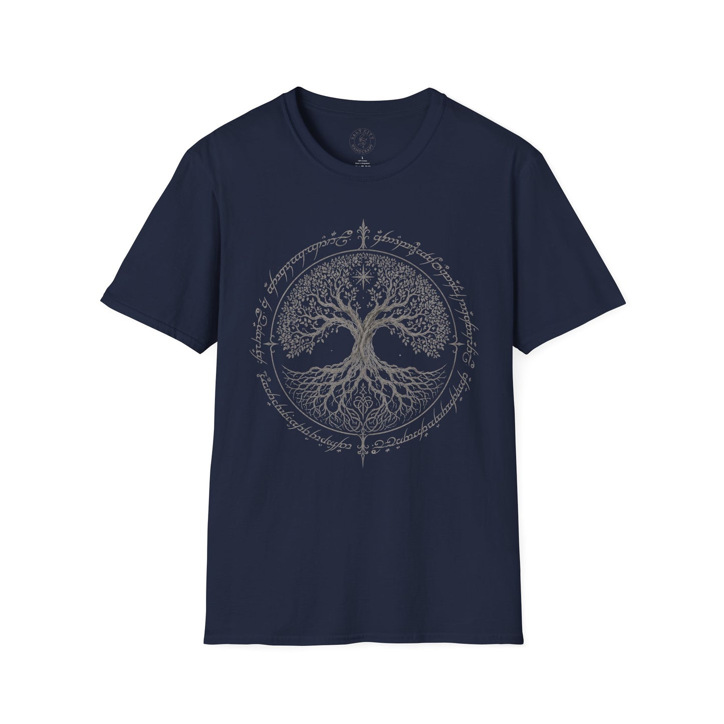 Tree of Life T-Shirt — Minimalist Mandala Design