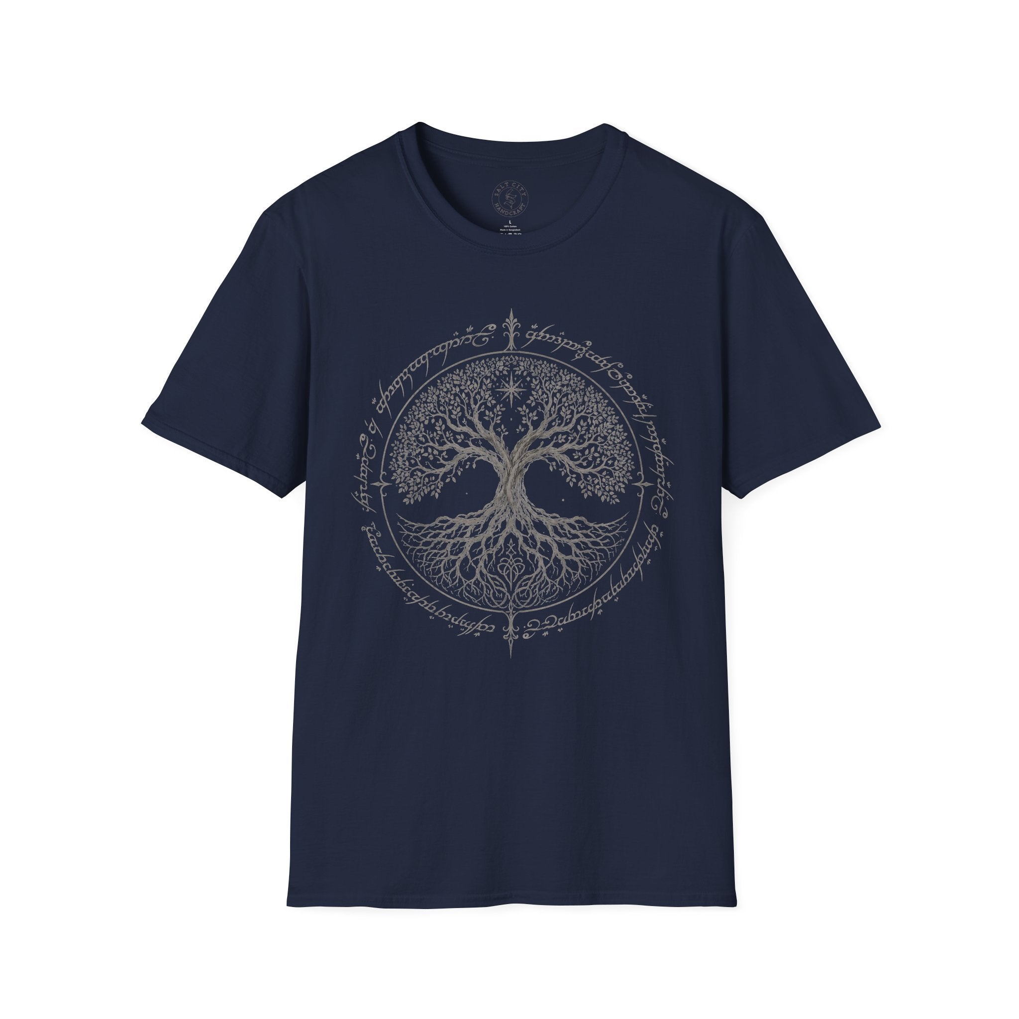 Tree of Life T-Shirt — Minimalist Mandala Design