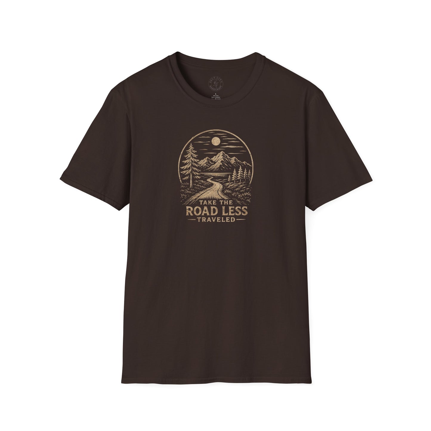 Road Less Traveled Mountain T‑Shirt — 'Take the Road Less' Adventure Tee