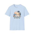 Calm Paradise Sunset T-Shirt — Tropical Beach Graphic Tee