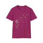 Dandelion & Butterflies T-Shirt — Whimsical Nature Graphic Tee