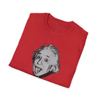 Stay Caffeinated T-Shirt — Funny Coffee Tee with Einstein Sketch