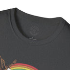 This Is Prolly My Awesomest T-Shirt — Funny Retro Rainbow Animal Graphic Tee