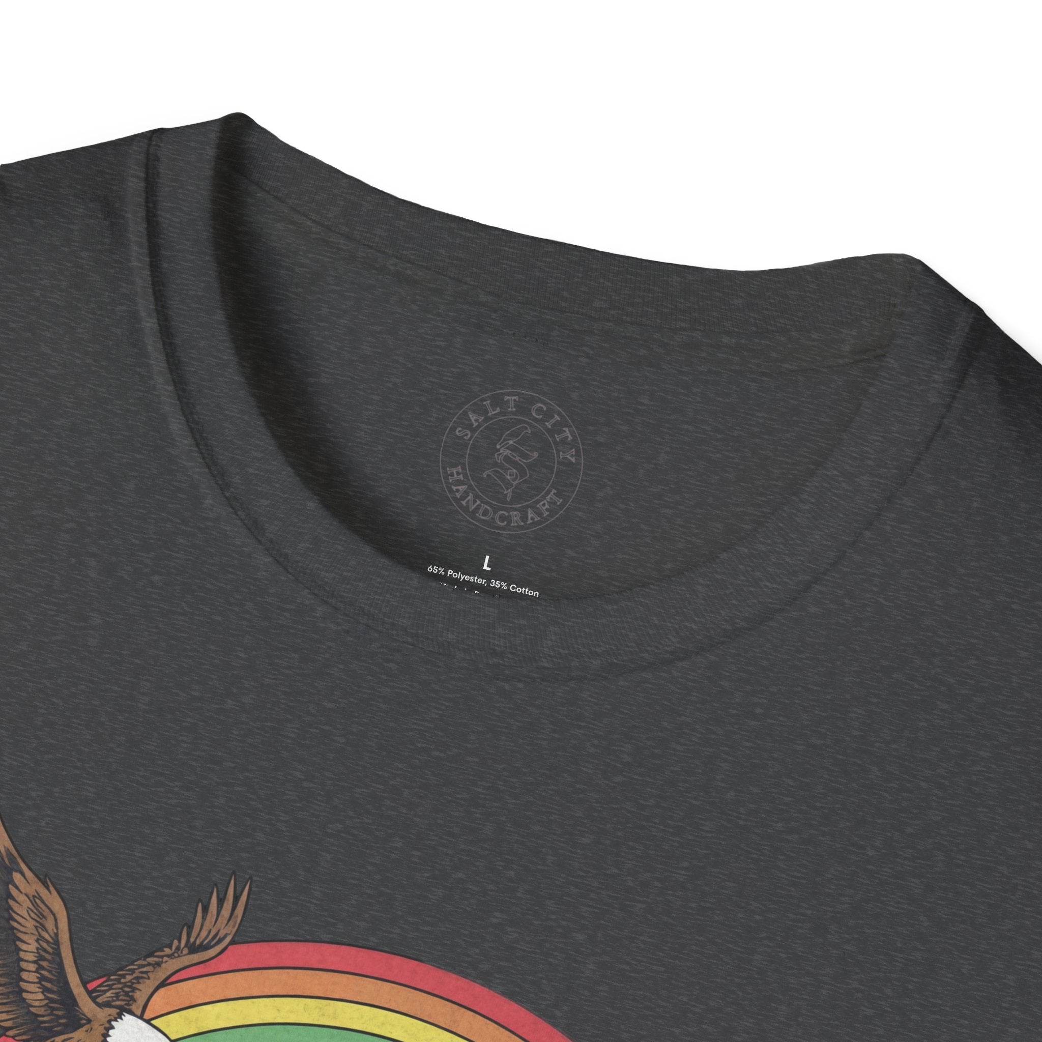 This Is Prolly My Awesomest T-Shirt — Funny Retro Rainbow Animal Graphic Tee