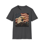Patriotic Eagle T‑Shirt | American Flag Bald Eagle Graphic Tee