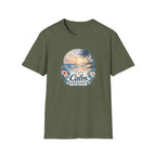 Calm Paradise Sunset T-Shirt — Tropical Beach Graphic Tee