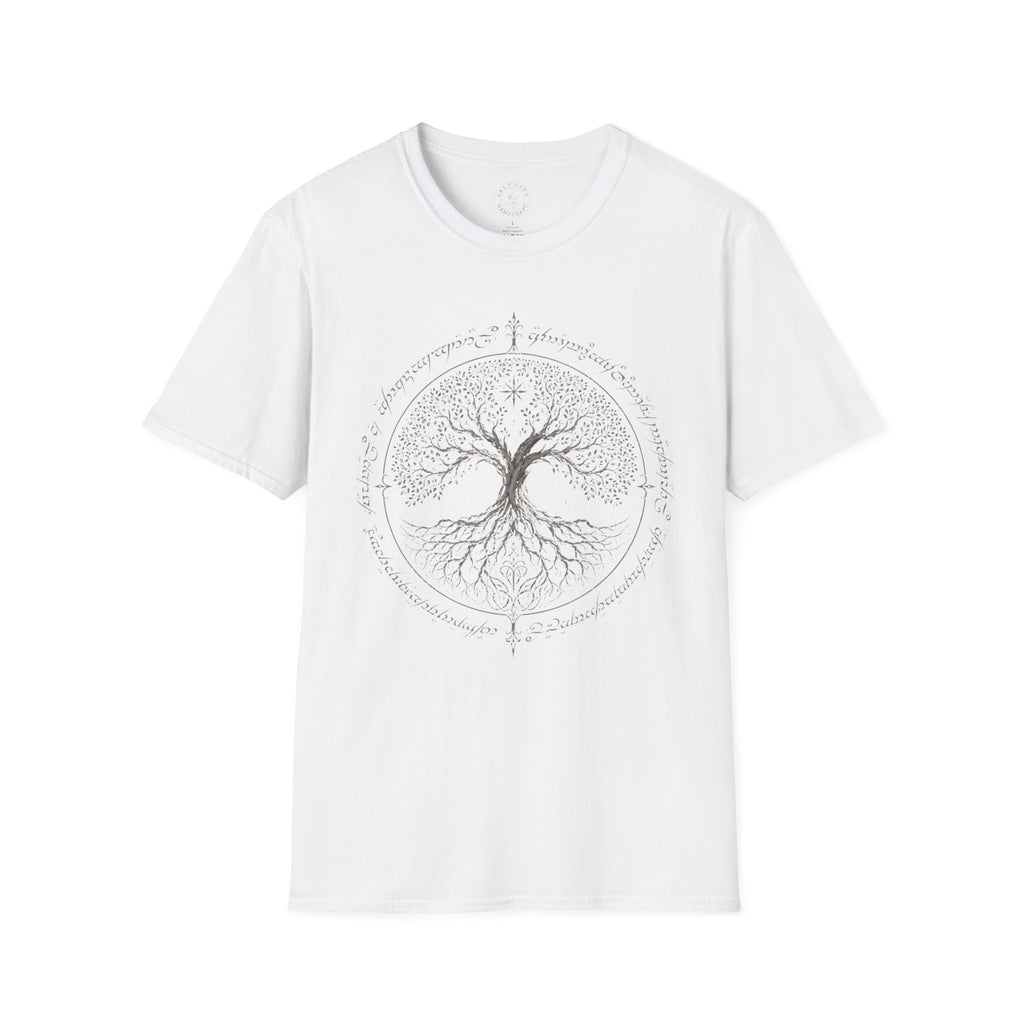 Tree of Life T-Shirt — Minimalist Mandala Design