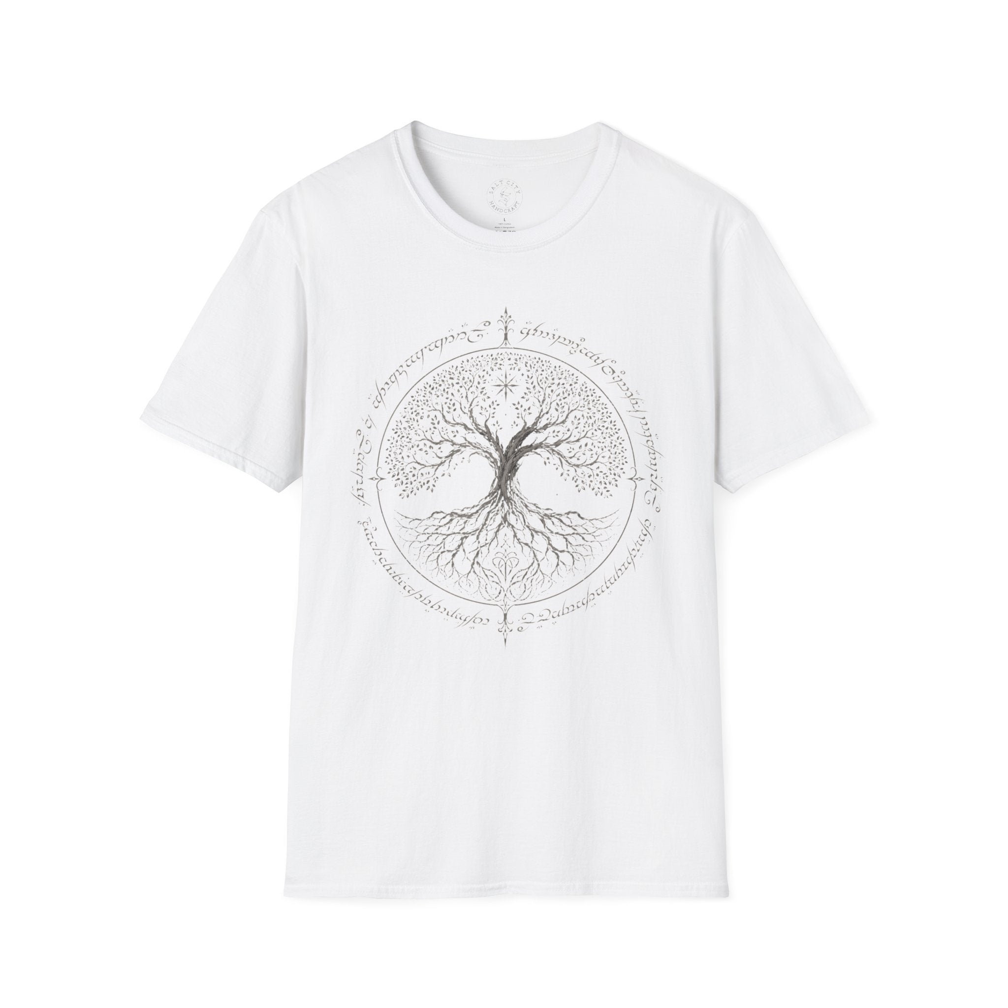 Tree of Life T-Shirt — Minimalist Mandala Design