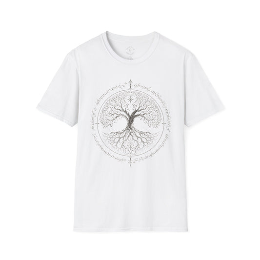 Tree of Life T-Shirt — Minimalist Mandala Design