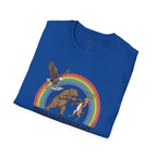 This Is Prolly My Awesomest T-Shirt — Funny Retro Rainbow Animal Graphic Tee