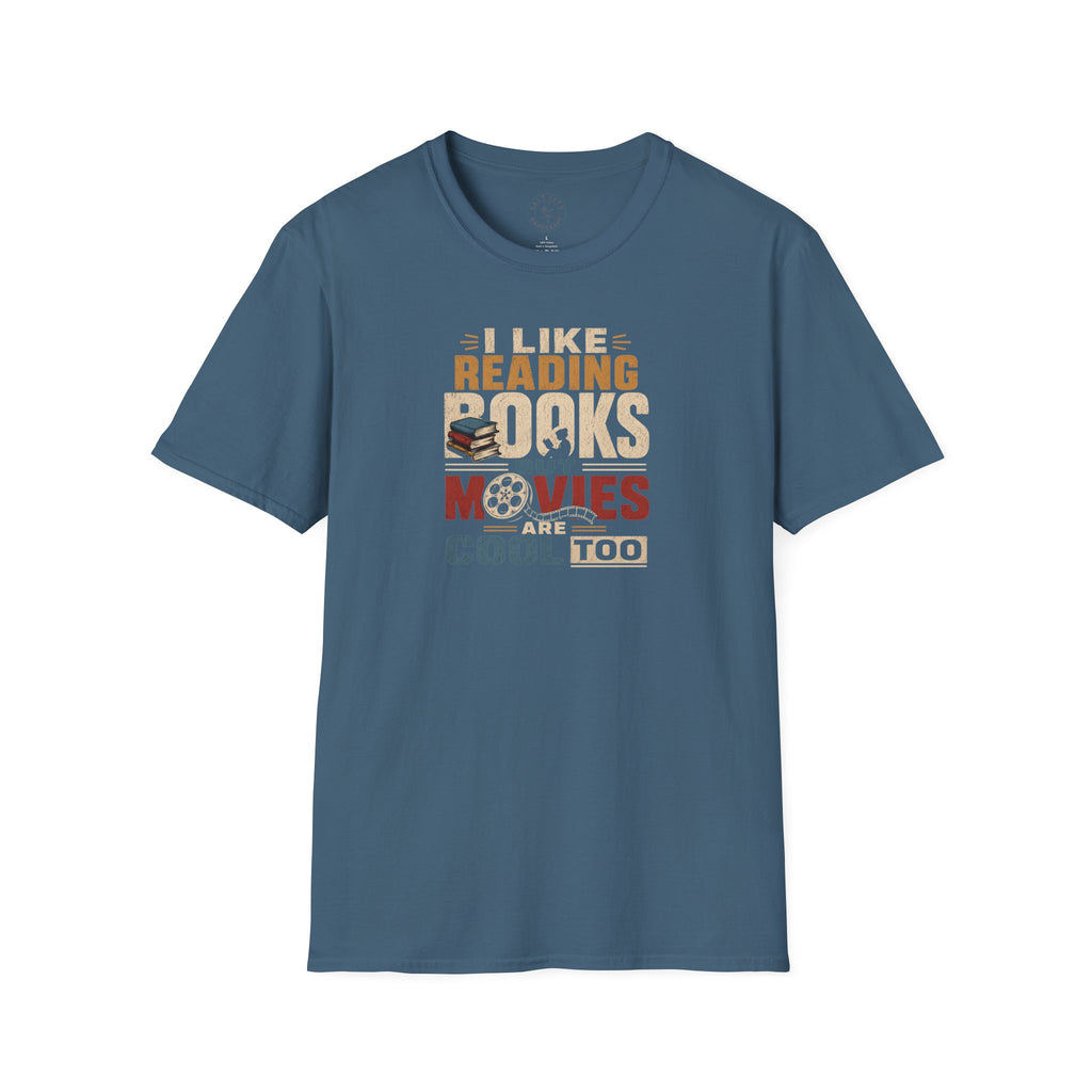 Books Unisex Softstyle T-Shirt | Funny Books And Movies Tee