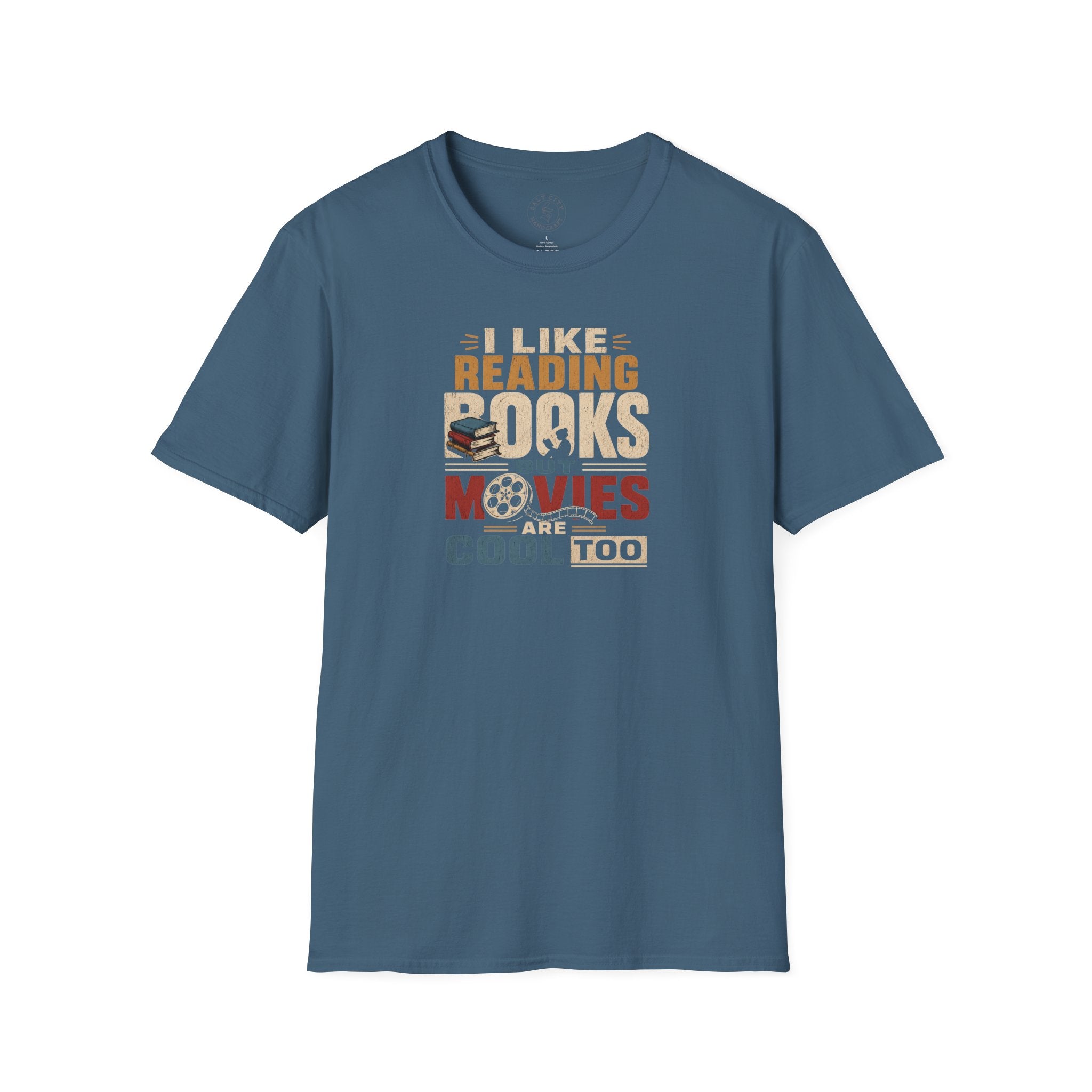 Books Unisex Softstyle T-Shirt | Funny Books And Movies Tee