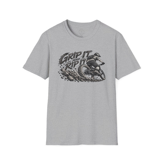 Grip It and Rip It Mountain Bike T-Shirt - Unisex