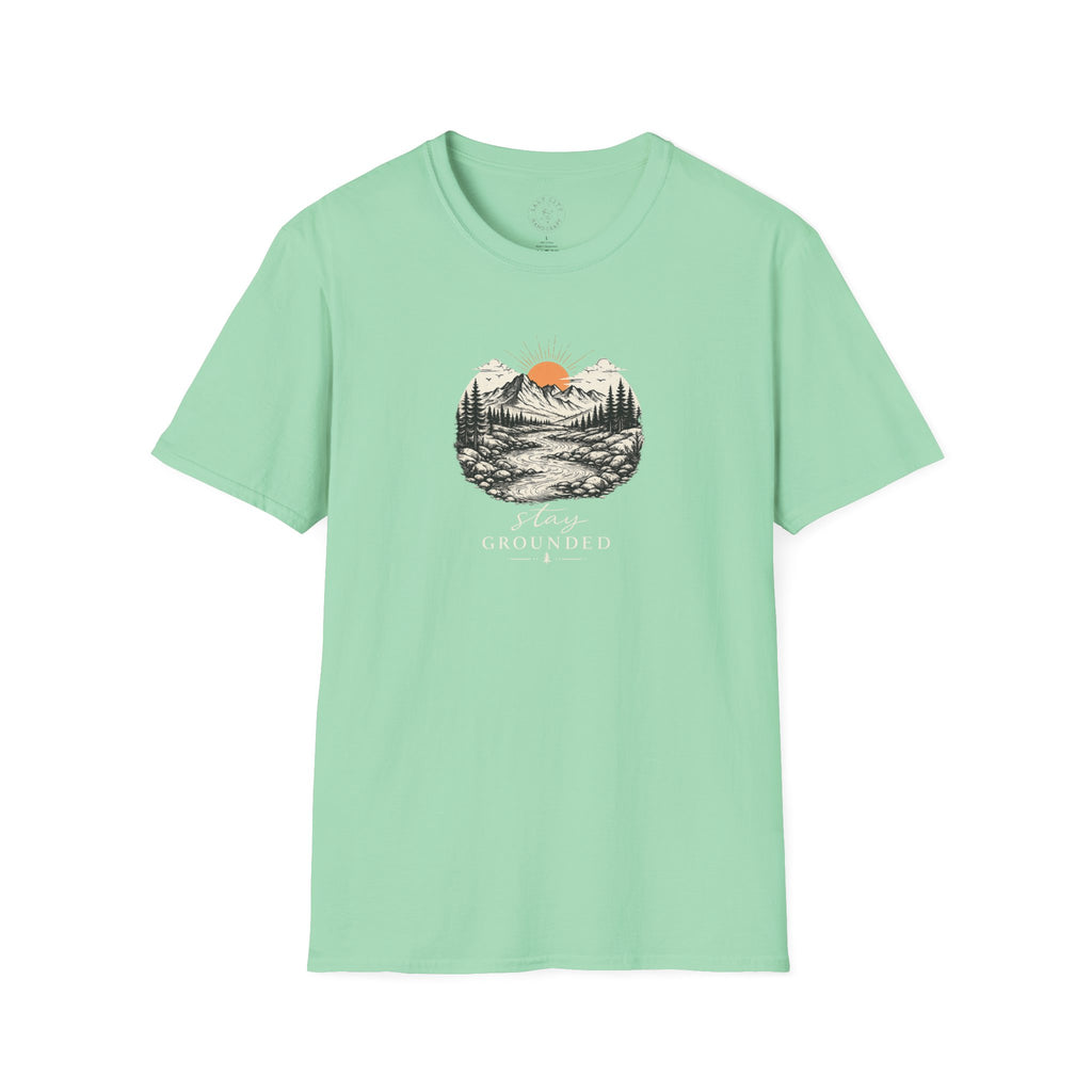 Unisex Softstyle "Stay Grounded" T-Shirt | Nature Tee