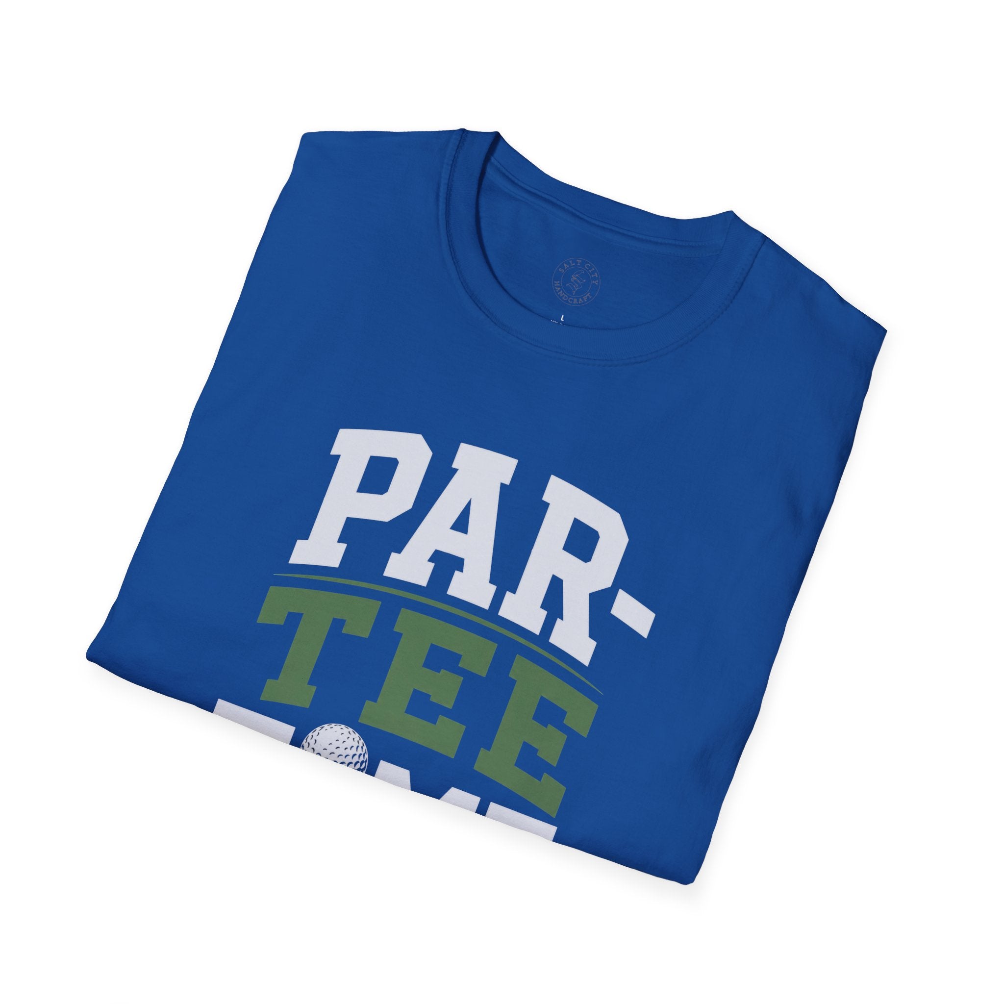 Par-Tee Time Golf T-Shirt — Funny Golf Shirt with Tee & Ball Design