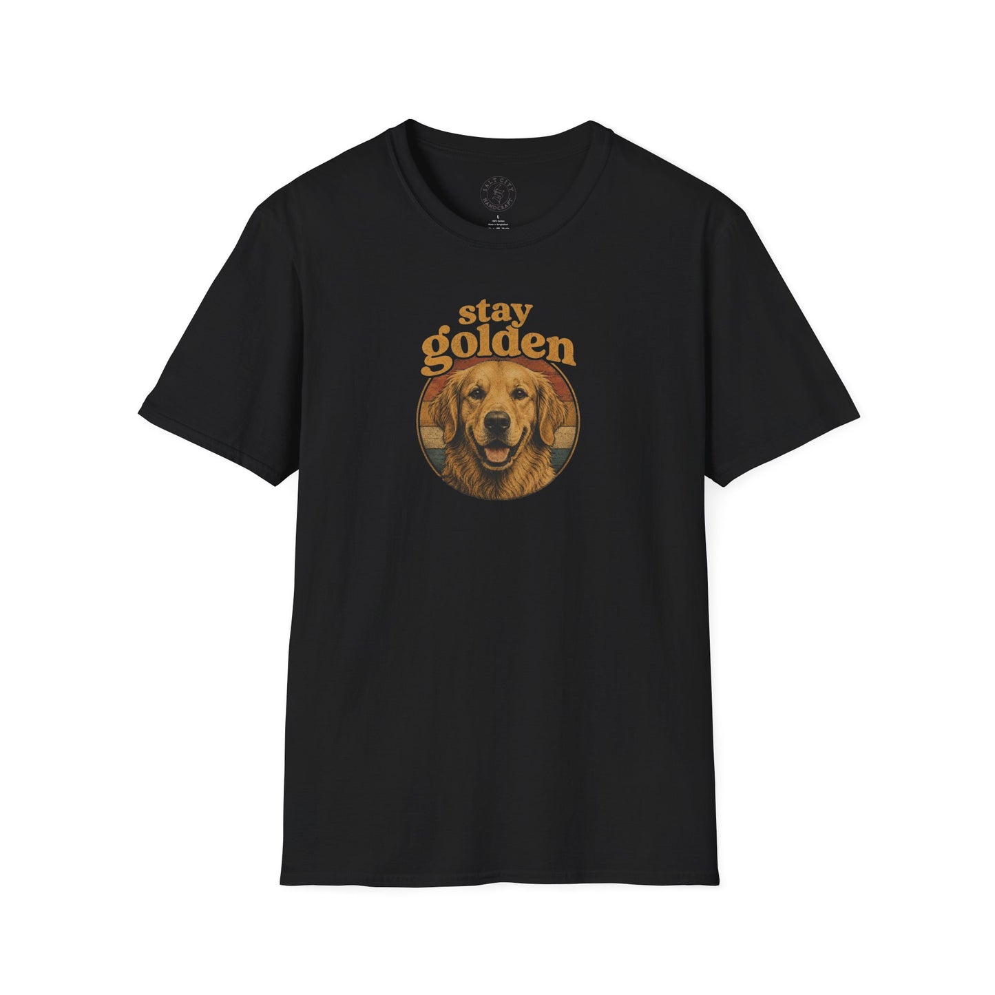 Stay Golden Golden Retriever T-Shirt — Cute Dog Lover Tee