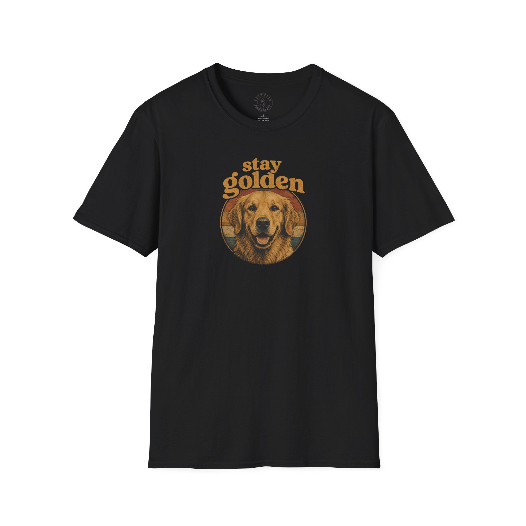 Stay Golden Golden Retriever T-Shirt — Cute Dog Lover Tee