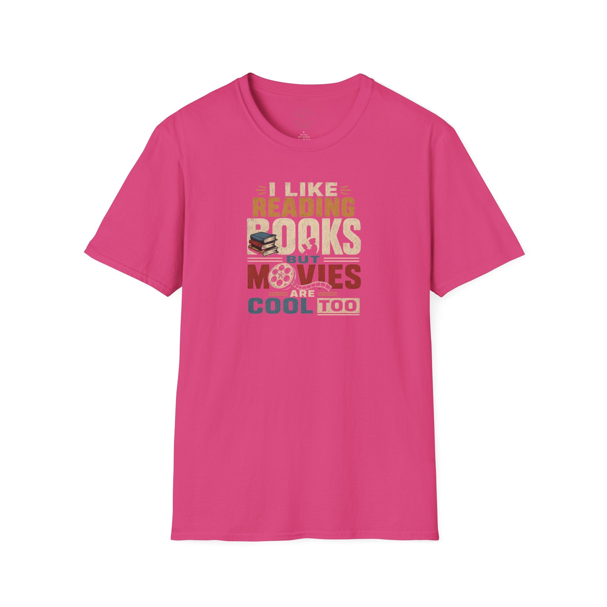 Books Unisex Softstyle T-Shirt | Funny Books And Movies Tee