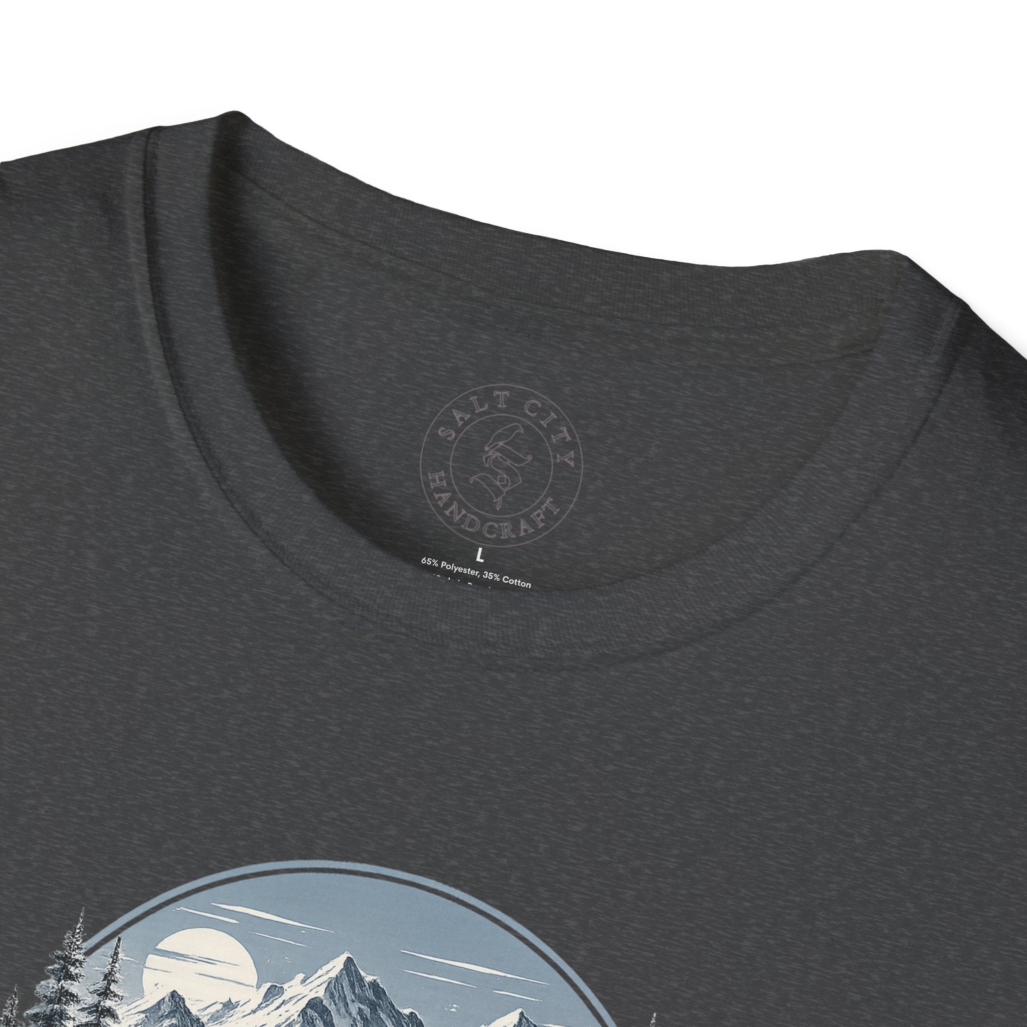 Women's Powder Before Work Ski T-Shirt |  Snowboarding Skiing Mountain Graphic Tee | Unisex Tee