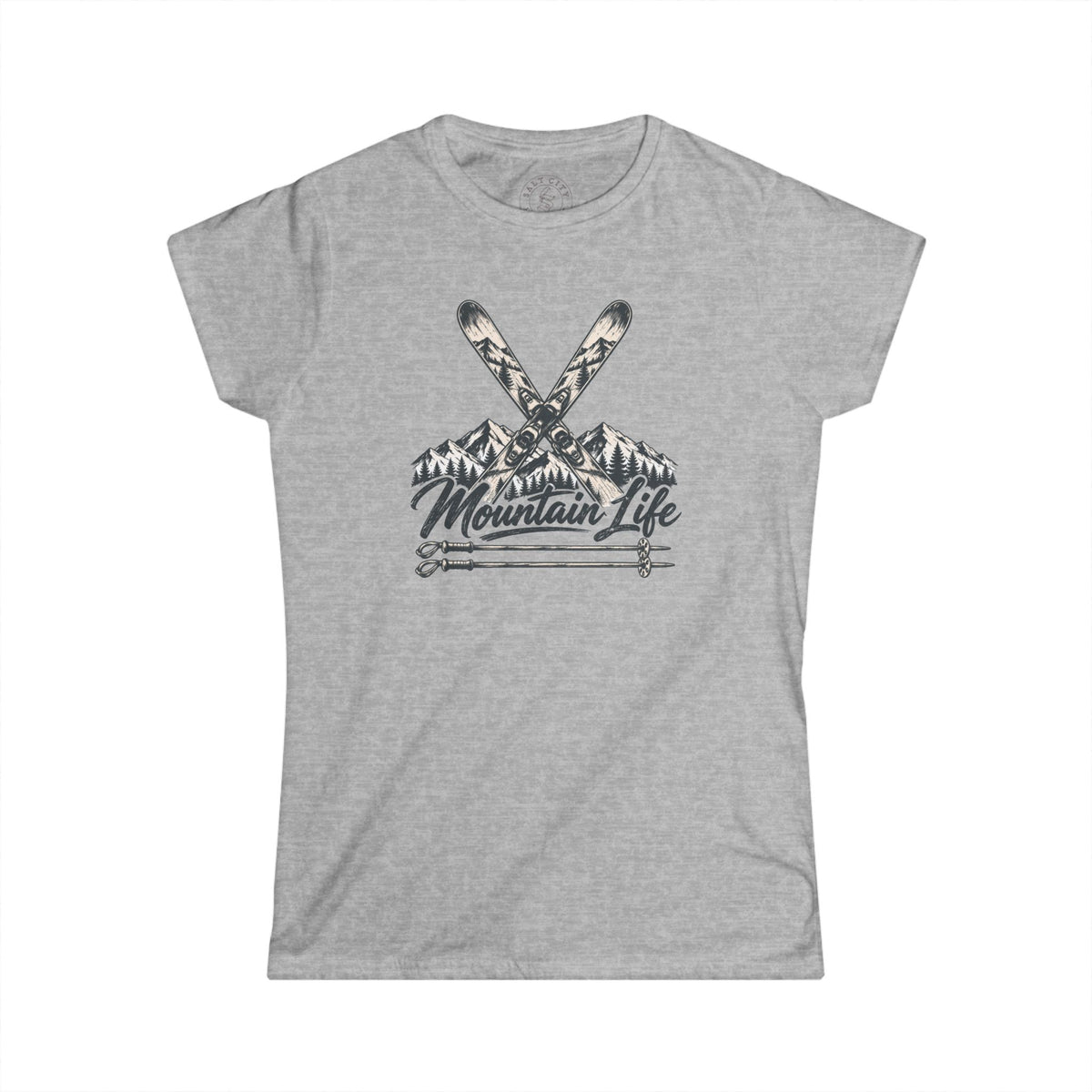 Women's Softstyle Mountain Ski Tee