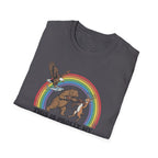This Is Prolly My Awesomest T-Shirt — Funny Retro Rainbow Animal Graphic Tee