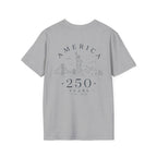 America 250 Years Commemorative T-Shirt | Minimal Patriotic Tee