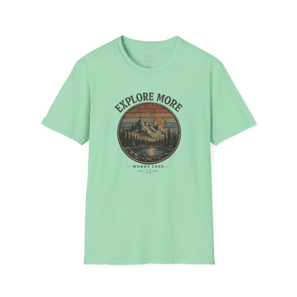 Explore More Mountain Lake T-Shirt — Adventure Outdoors Graphic Tee