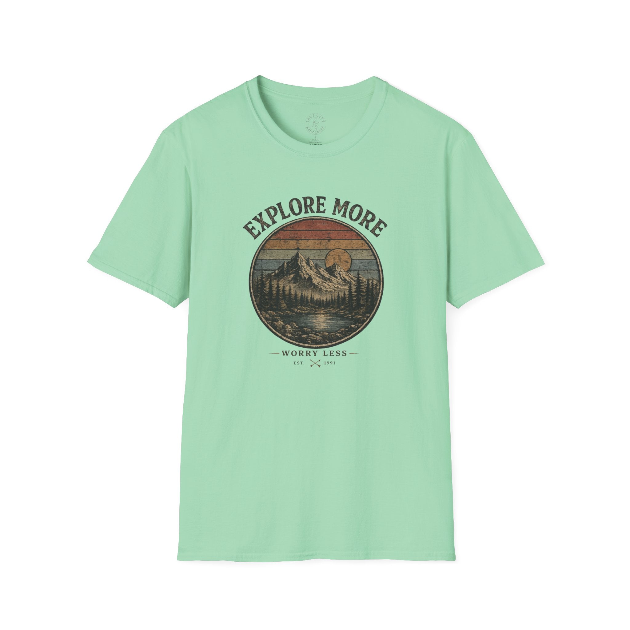 Explore More Mountain Lake T-Shirt — Adventure Outdoors Graphic Tee