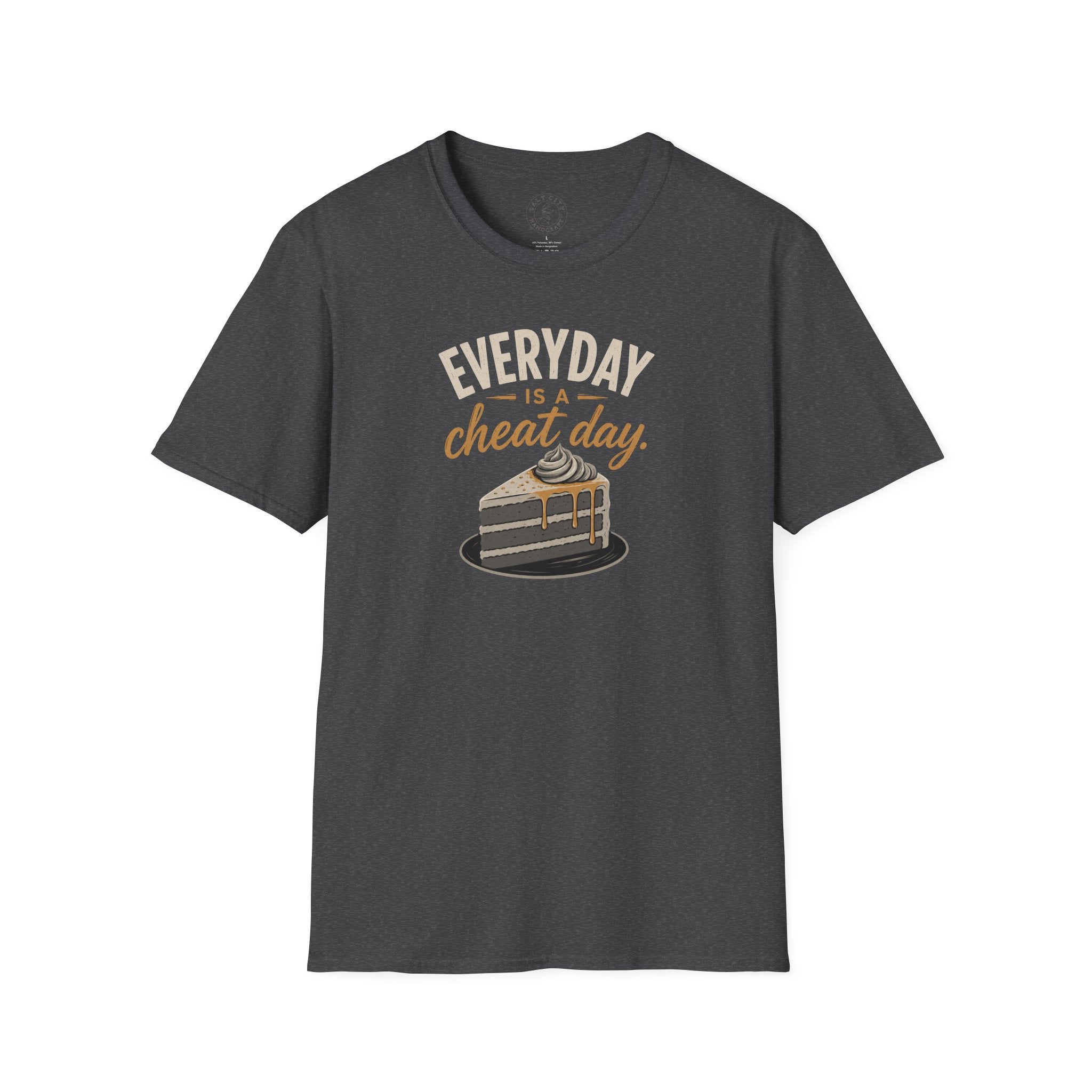 Everyday Is a Cheat Day T-Shirt — Funny Cake Dessert Lover Tee