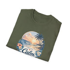 Calm Paradise Sunset T-Shirt — Tropical Beach Graphic Tee