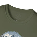 Women's Powder Before Work Ski T-Shirt |  Snowboarding Skiing Mountain Graphic Tee | Unisex Tee